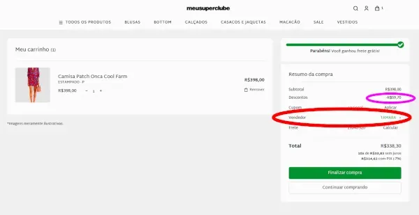 meu super clube codigo de vendedora
