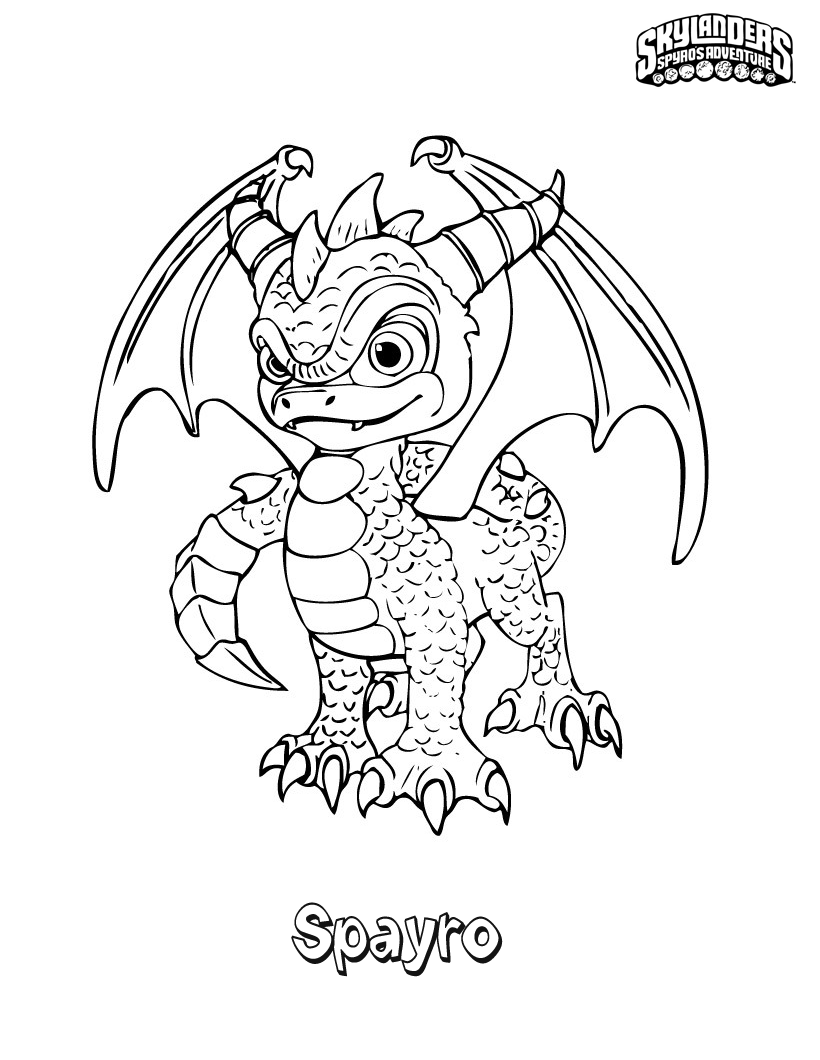 Download Skylander Giants Coloring Pages