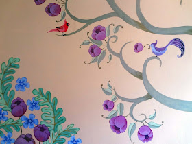 Tree of Life Mural, whimsical tree mural