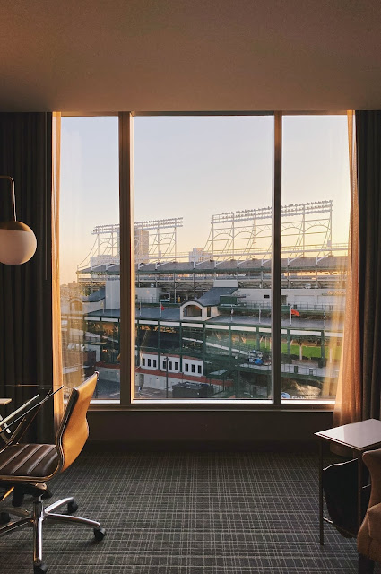 Hotel Zachary Room View of Rigley Field