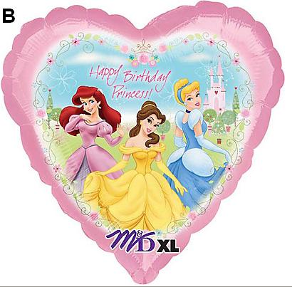 Decorate for your fairytale celebration with our Foil Disney Princess 