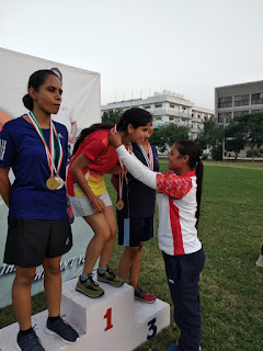 A young girl in athletics- Sports at GLA University