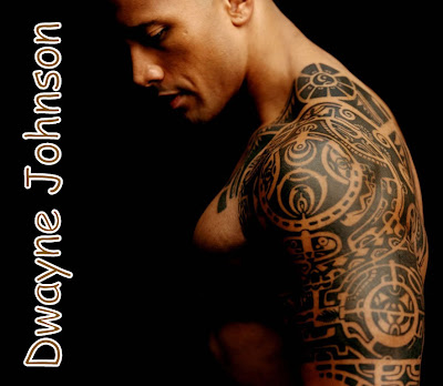 picture of the rock's tattoos. Dwayne Johnson's tattoos. Tattoo.