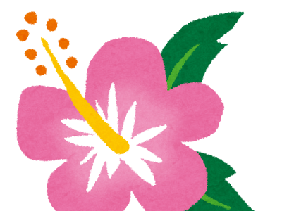沖縄 ハイビスカス イラスト 簡単 の最高のコレクション かわいいディズニー画像