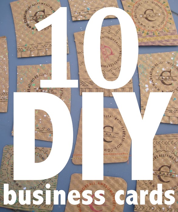 Diy Business Cards - DIY Business Cards - C.R.A.F.T. / Fotor's business card maker allows you design customized business card online easily and struggling to find some inspiration for your business card?