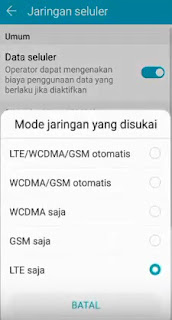 Tips Mengunci Sinyal 4G