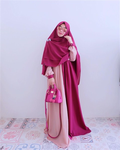 terbaru simple modern terkini remaja yang biasanya juga di gunakan dalam program wisuda 60+ Model Hijab Syar'i Remaja Kekinian Terbaru 2018