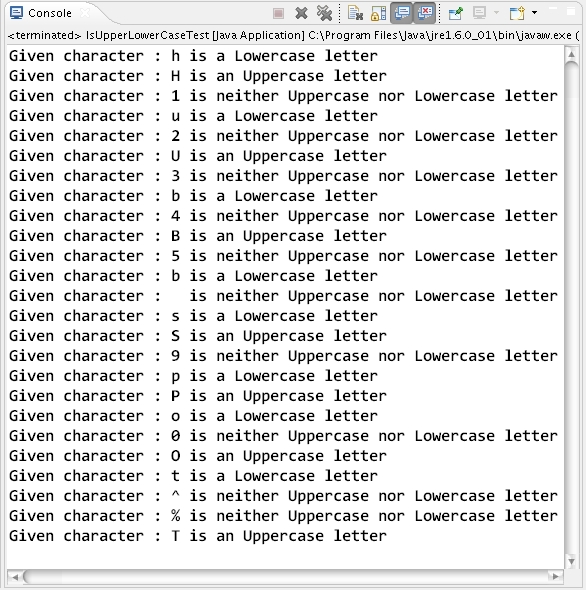 How to check if a character is an Uppercase or Lowercase ...