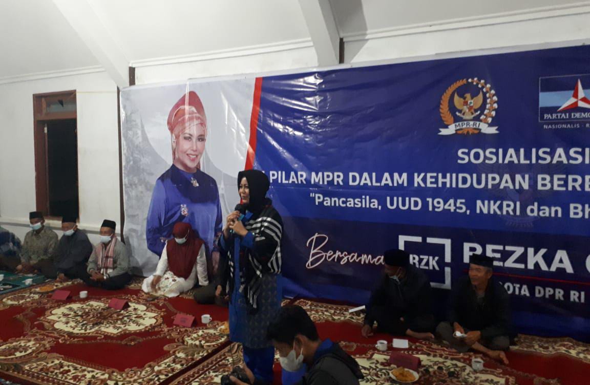 Rezka Oktoberia Sosialisasi 4 Pilar Kebangsaan