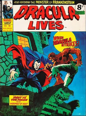 Marvel UK, Dracula Lives #39, Dracula vs Werewolf By Night