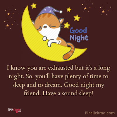Good night wishes for friends