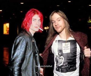 Kurt Cobain posing with Axl Rose. #PMRC PunkMetalRap.com