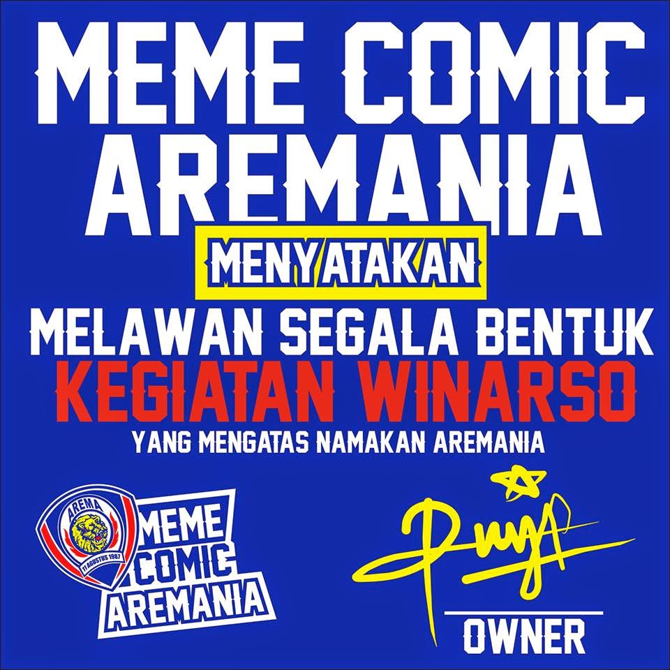 MELAWAN Meme Comic Aremania