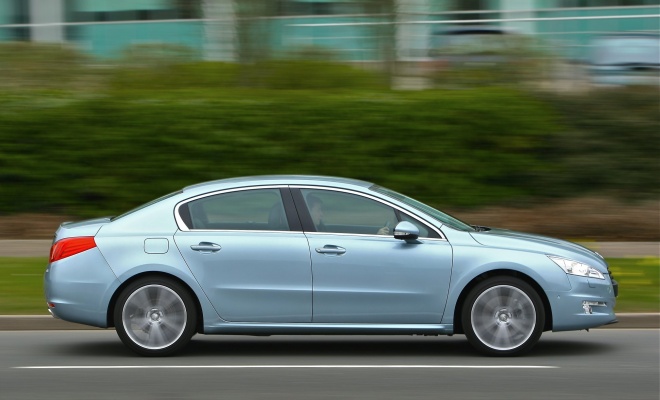 Peugeot 508 from the side