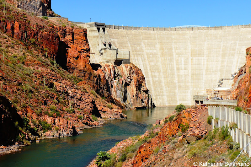 Theodore Roosevelt Dam Apache Trail Arizona