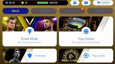  but it has been modified with backgrounds Download PES 2018 Mod PES 2019 Mobile