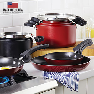 Farberware Neat Nest Space Saving 6-Piece Sauce Pot Set #12daysofholidaygiveaways