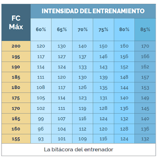 Entrenamiento por pulsaciones en running.