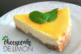 Receta de tarta de queso o cheesecake de limón