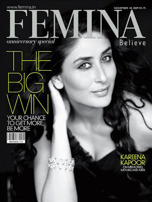 Kareena Kapoor black magazine