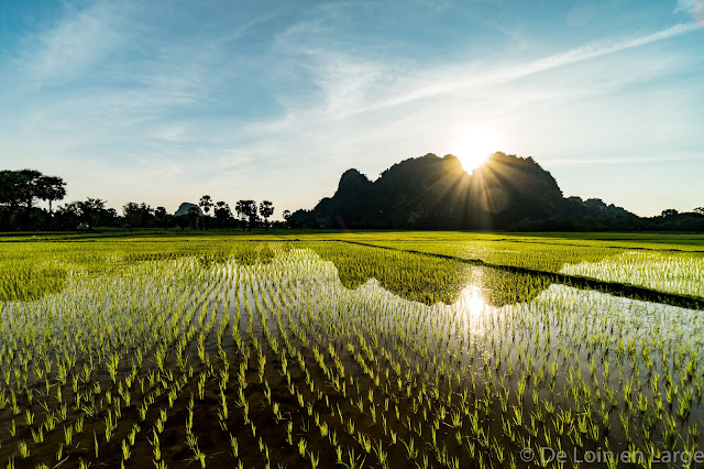 Vers Grotte de Ya-Thay-Pyan - Région de Hpa An - Myanmar Birmanie