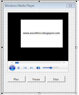 Control Windows Media Player en un UserForm.