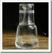 posh chicago bedside carafe £50