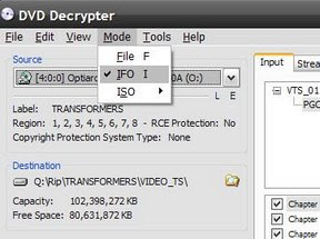 converting dvd to PS3 movie format with dcd decrypter and ps3 video 9