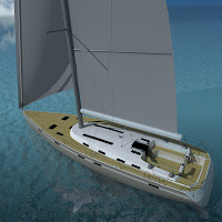 3d sail boat bavaria cruiser