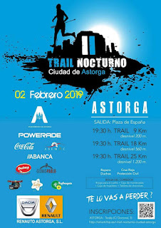 Clasificaciones Trail Nocturno Astorga 2019