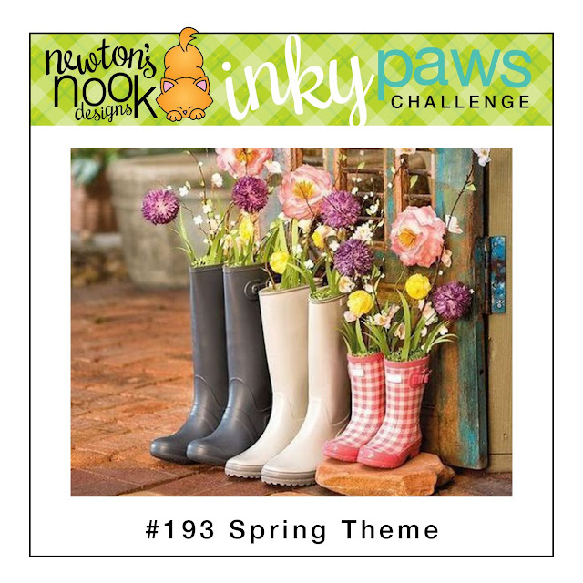Newton's Nook Designs Inky Paws Challenge -  Spring Theme