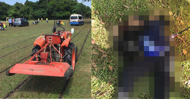 Pelajar perempuan maut terkena Bilah Pisau Traktor Mesin Rumput