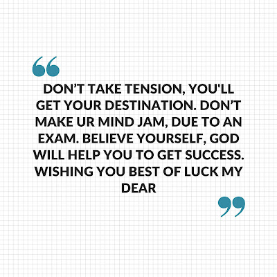 Exam Quotes Good Luck