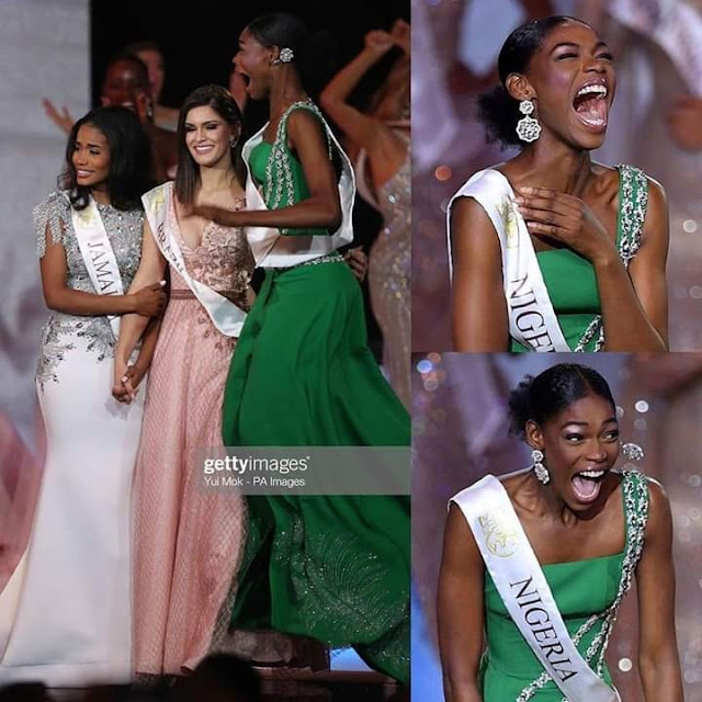 Miss Nigeria Wins Heart Of Many With Her Display Of Affection As Miss Jamaica Wins