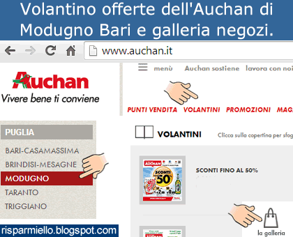 volantino auchan modugno