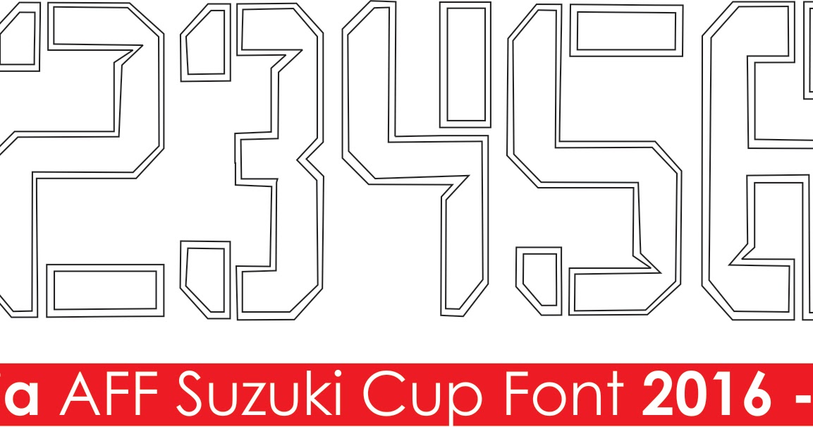 Indonesia AFF Suzuki Cup Font  2022 Beta 