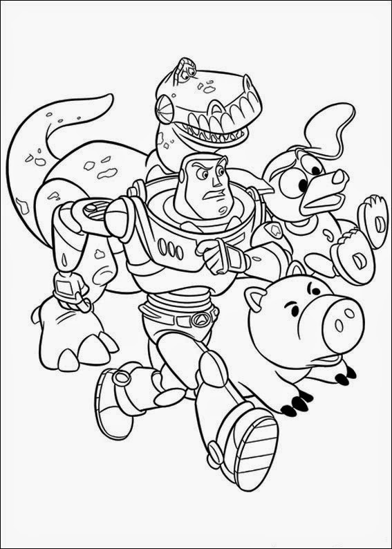 Download Coloring Pages: Toy Story free printable coloring pages