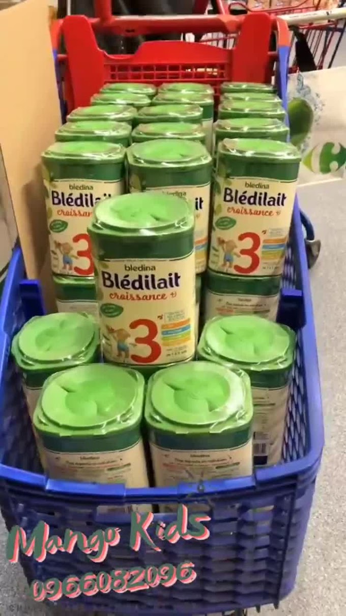 Sữa Bledilait Pháp số 1 2 3 hàng bay air, sữa bột cho bé hộp 900g
