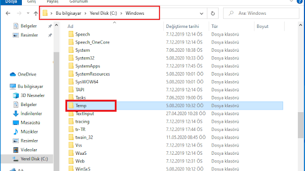 Windows 10'da Geçici Dosyaları Silmenin Farklı Yolları