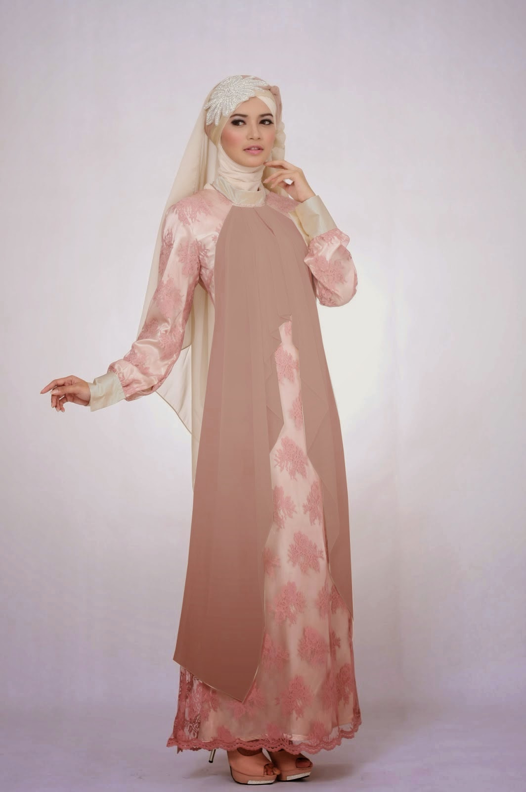 Contoh Baju Muslim Gamis Model Terbaru 2019