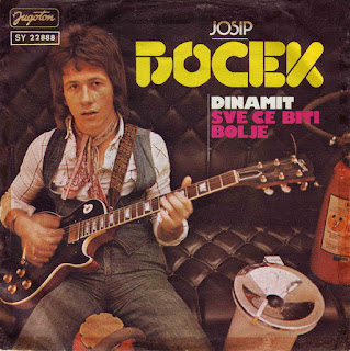 Josip Bosek “Dinamit / Sve Cr Biti Bolje” 1975 single 7" Yugoslavia Rock