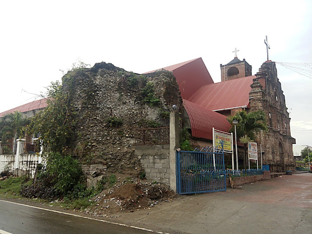 remains of the old bell tower our lady of the pillar church, cauayan city isabela