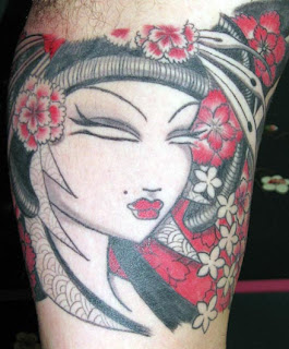 Geisha Tattoo Design