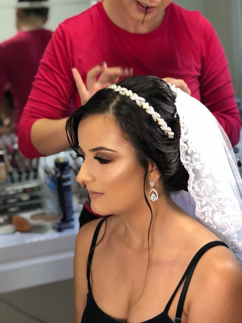 penteado para fotos casamento