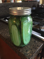 Quick fridge half sour pickles