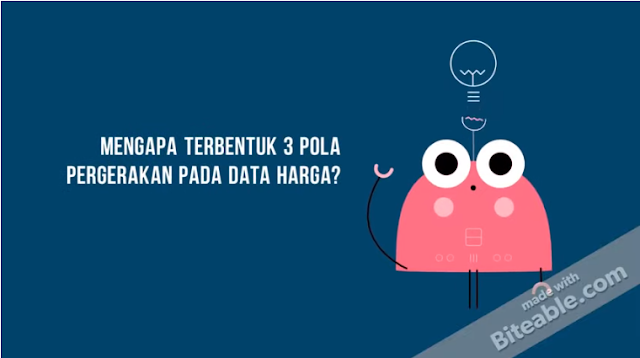 Mengapa terbentuk 3 pola pergerakan pada data harga?