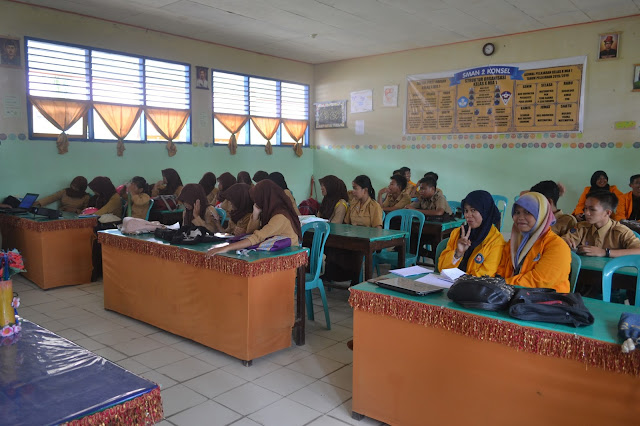 Saat Siswa-siswi SMAN 3 KONAWE SELATAN belajar Linux