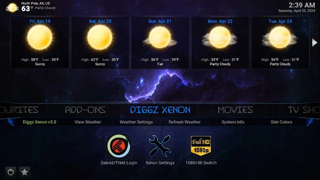 Diggz Xenon Kodi Build