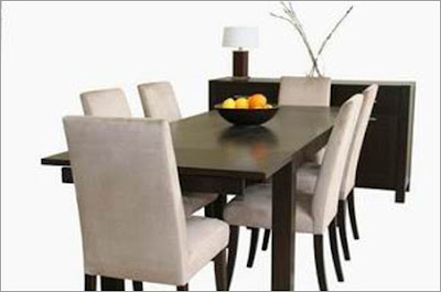 Baxton Studio - Eileen 8-pcs Dining Set in Wenge