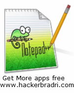 Free Download Notepad++ Portable Latest Full ( Weekly Updated ) at www.hackerbradri.com
